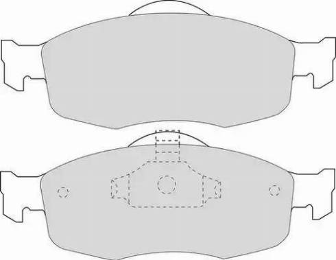 Duron DBP240884 - Гальмівні колодки, дискові гальма autozip.com.ua