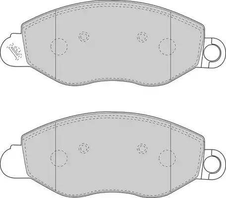 Duron DBP241461 - Гальмівні колодки, дискові гальма autozip.com.ua