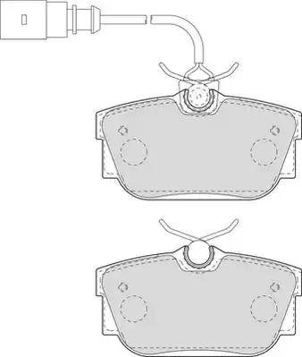 Duron DBP241482 - Гальмівні колодки, дискові гальма autozip.com.ua