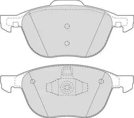 Duron DBP241594 - Гальмівні колодки, дискові гальма autozip.com.ua