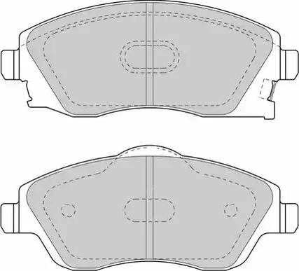 Duron DBP251424 - Гальмівні колодки, дискові гальма autozip.com.ua