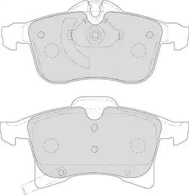 Duron DBP251640 - Гальмівні колодки, дискові гальма autozip.com.ua