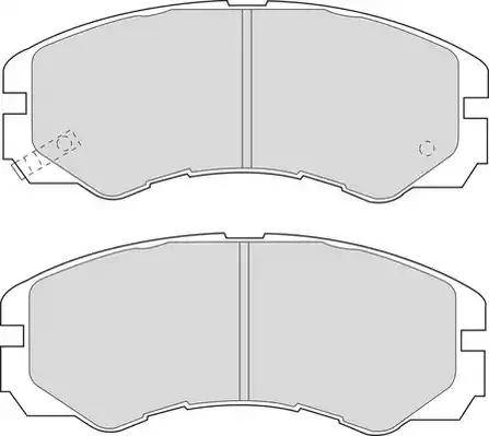 Duron DBP251015 - Гальмівні колодки, дискові гальма autozip.com.ua