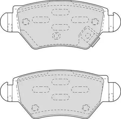 Duron DBP251294 - Гальмівні колодки, дискові гальма autozip.com.ua