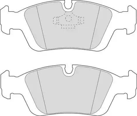 Duron DBP210725 - Гальмівні колодки, дискові гальма autozip.com.ua