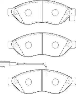 Duron DBP231923 - Гальмівні колодки, дискові гальма autozip.com.ua