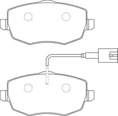 Duron DBP231976 - Гальмівні колодки, дискові гальма autozip.com.ua