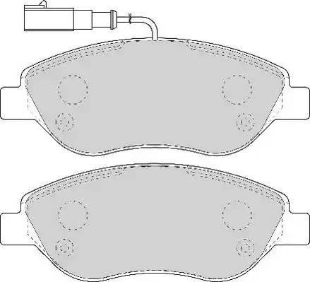 Duron DBP231468 - Гальмівні колодки, дискові гальма autozip.com.ua