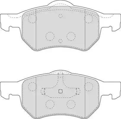 Duron DBP221474 - Гальмівні колодки, дискові гальма autozip.com.ua