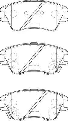 Duron DBP271950 - Гальмівні колодки, дискові гальма autozip.com.ua