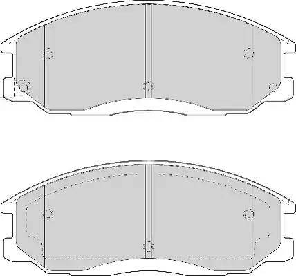 Duron DBP271605 - Гальмівні колодки, дискові гальма autozip.com.ua