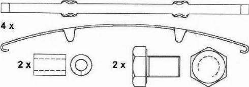 Duron DCV1656BFE - Гальмівні колодки, дискові гальма autozip.com.ua