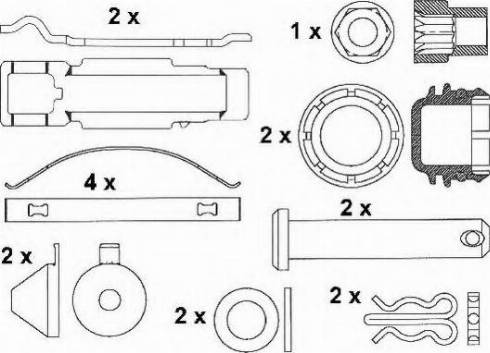 Duron DCV1598BFE - Гальмівні колодки, дискові гальма autozip.com.ua