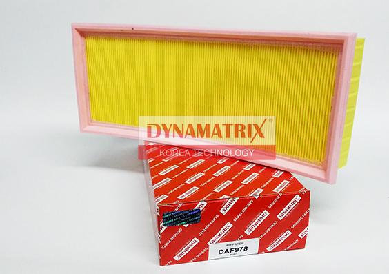 Dynamatrix DAF978 - Повітряний фільтр autozip.com.ua