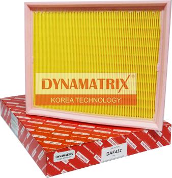 Dynamatrix DAF432 - Повітряний фільтр autozip.com.ua