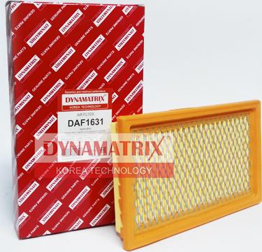 Dynamatrix DAF1631 - Повітряний фільтр autozip.com.ua