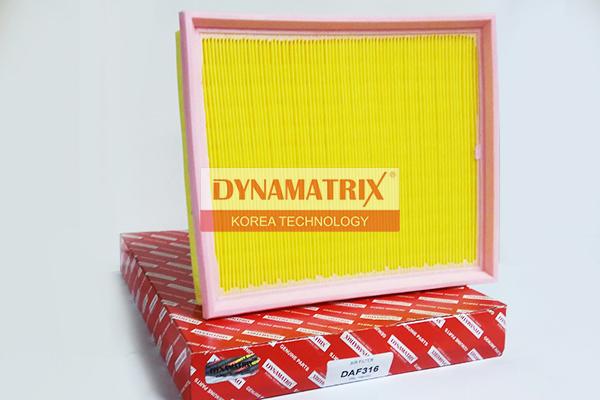 Dynamatrix DAF316 - Повітряний фільтр autozip.com.ua