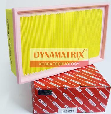 Dynamatrix DAF2996 - Повітряний фільтр autozip.com.ua