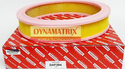 Dynamatrix DAF294 - Повітряний фільтр autozip.com.ua