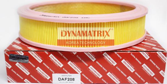 Dynamatrix DAF208 - Повітряний фільтр autozip.com.ua