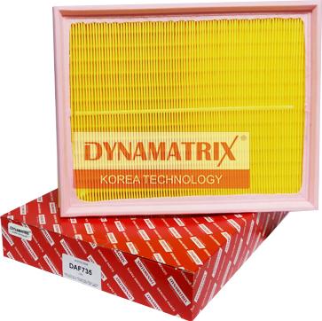 Dynamatrix DAF735 - Повітряний фільтр autozip.com.ua