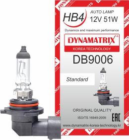 Dynamatrix DB9006 - Лампа розжарювання, основна фара autozip.com.ua