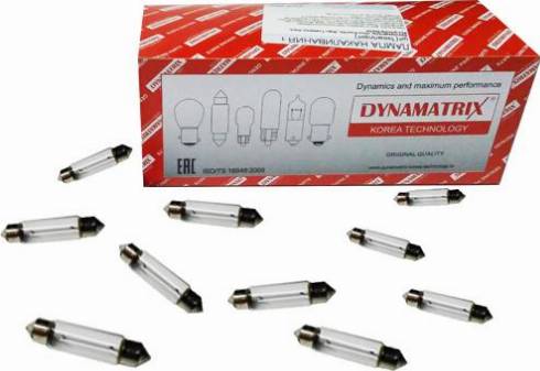 Dynamatrix DB6411 - Лампа розжарювання, стоянкові вогні / габаритні ліхтарі autozip.com.ua