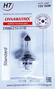 Dynamatrix DB64210-01B - Лампа розжарювання, основна фара autozip.com.ua