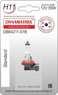 Dynamatrix DB64211-01B - Лампа розжарювання, основна фара autozip.com.ua
