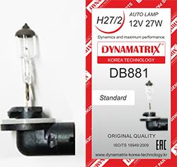 Dynamatrix DB881 - Лампа розжарювання, основна фара autozip.com.ua