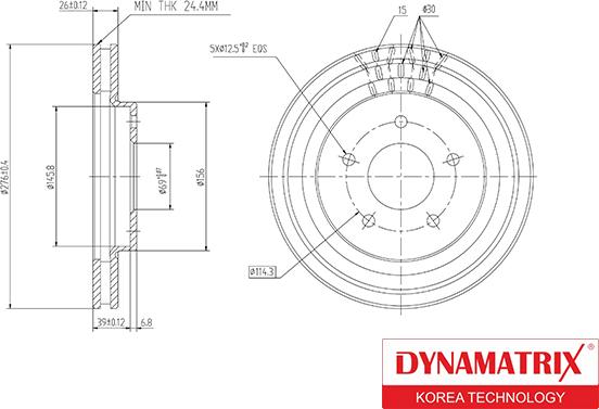 Dynamatrix DBD1599 - Гальмівний диск autozip.com.ua