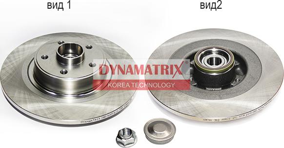 Dynamatrix DBD1655 - Гальмівний диск autozip.com.ua
