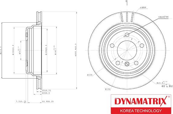 Dynamatrix DBD836 - Гальмівний диск autozip.com.ua