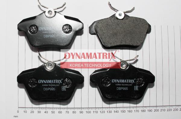 Dynamatrix DBP995 - Гальмівні колодки, дискові гальма autozip.com.ua