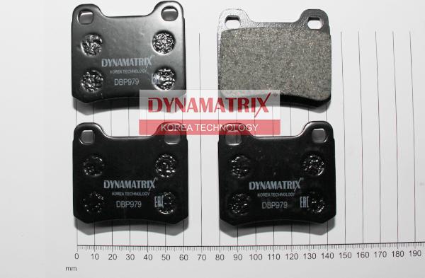 Dynamatrix DBP979 - Гальмівні колодки, дискові гальма autozip.com.ua