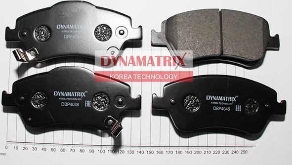 Dynamatrix DBP4046 - Гальмівні колодки, дискові гальма autozip.com.ua