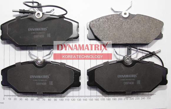 Dynamatrix DBP406 - Гальмівні колодки, дискові гальма autozip.com.ua