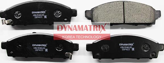 Dynamatrix DBP4023 - Гальмівні колодки, дискові гальма autozip.com.ua