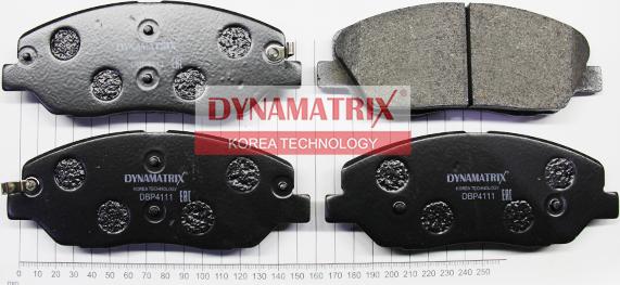Dynamatrix DBP4111 - Гальмівні колодки, дискові гальма autozip.com.ua