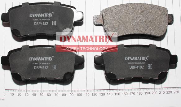 Dynamatrix DBP4182 - Гальмівні колодки, дискові гальма autozip.com.ua