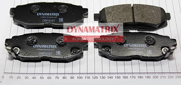 Dynamatrix DBP4187 - Гальмівні колодки, дискові гальма autozip.com.ua