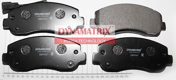Dynamatrix DBP4347 - Гальмівні колодки, дискові гальма autozip.com.ua