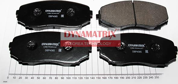 Dynamatrix DBP4365 - Гальмівні колодки, дискові гальма autozip.com.ua