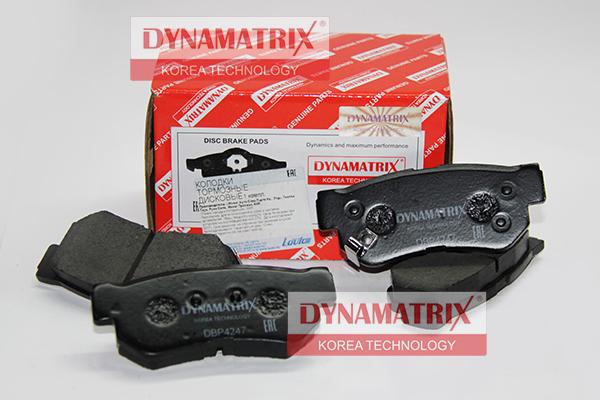 Dynamatrix DBP4247 - Гальмівні колодки, дискові гальма autozip.com.ua