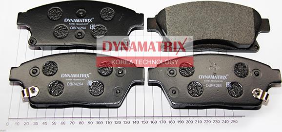 Dynamatrix DBP4264 - Гальмівні колодки, дискові гальма autozip.com.ua