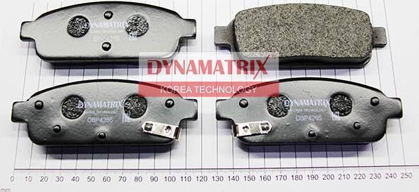 Dynamatrix DBP4265 - Гальмівні колодки, дискові гальма autozip.com.ua
