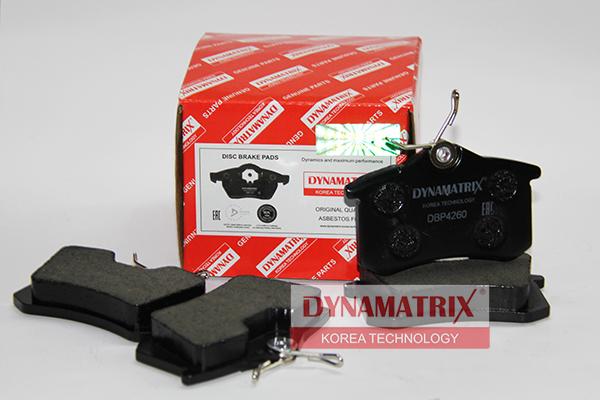 Dynamatrix DBP4260 - Гальмівні колодки, дискові гальма autozip.com.ua