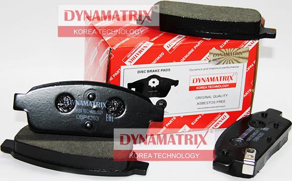 Dynamatrix DBP4263 - Гальмівні колодки, дискові гальма autozip.com.ua