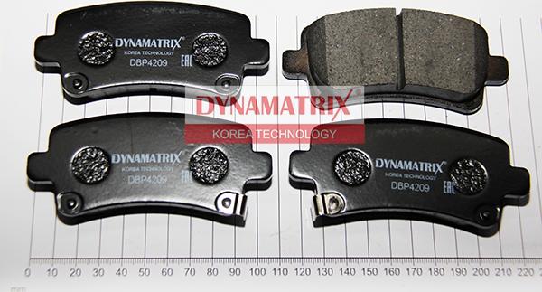 Dynamatrix DBP4209 - Гальмівні колодки, дискові гальма autozip.com.ua