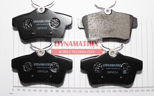 Dynamatrix DBP4224 - Гальмівні колодки, дискові гальма autozip.com.ua